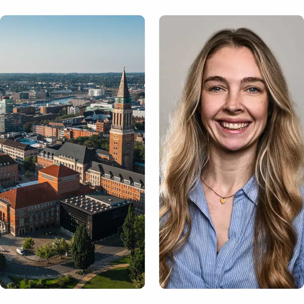 Lia Schlüsselburg Geschäftsführerin und Bild von Kiel